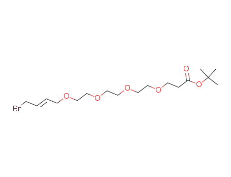 Molecular Structure of 166668-33-3 (T-BUTYL TRANS-17-BROMO-4 7 10 13-TETRAOX)