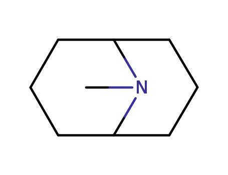 Molecular Structure of 491-25-8 (9-Methyl-9-azabicyclo[3.3.1]nonane)