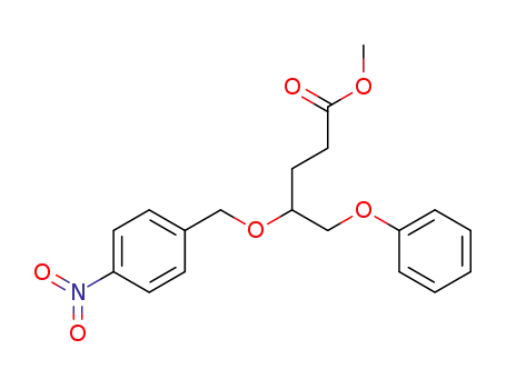 Pentanoic acid, 4-[(4-nitrophenyl)methoxy]-5-phenoxy-, methyl ester
