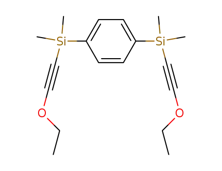1,4-Bis-(ethoxyethynyl-dimethyl-silanyl)-benzene