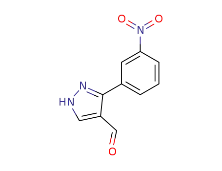 3-(3-nitrophenyl)-1H-pyrazole-4-carbaldehyde