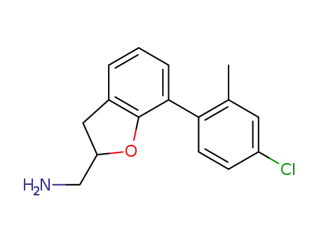 (+)-{[7-(4-chloro-2-methylphenyl)-2,3-dihydro-1-benzofuran-2-yl]methyl}amine