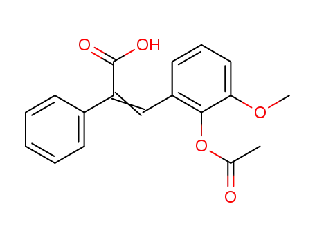 α-phenyl-2'-acetoxy-3'-methoxycinnamic acid