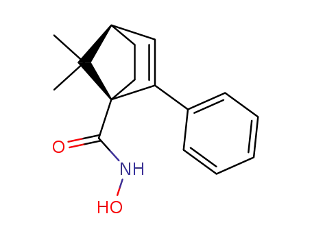 Bicyclo[2.2.1]hept-2-ene-1-carboxamide,
N-hydroxy-7,7-dimethyl-2-phenyl-, (1S)-