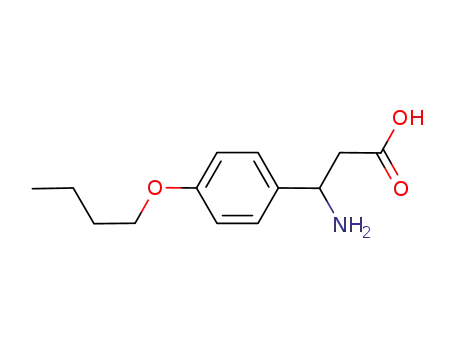 Molecular Structure of 405294-73-7 (3-(4-BUTOXYPHENYL)-BETA-ALANINE)