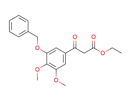 ethyl-(3-benzyloxy-4,5-dimethoxy)benzoylacetate