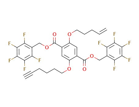 Molecular Structure of 950191-70-5 (C<sub>33</sub>H<sub>24</sub>F<sub>10</sub>O<sub>6</sub>)