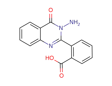 Benzoic acid, 2-(3-amino-3,4-dihydro-4-oxo-2-quinazolinyl)-