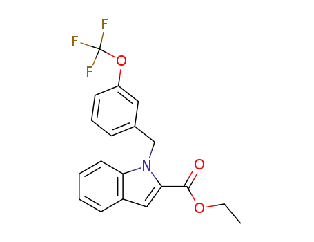 1-(3-trifluoromethoxy-benzyl)-1<i>H</i>-indole-2-carboxylic acid ethyl ester