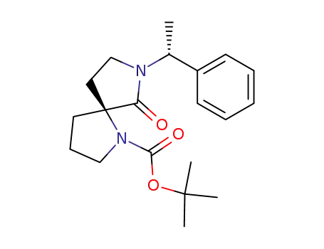 tert-butyl (5S)-6-oxo-7-[(1R)-1-phenylethyl]-1,7-diazaspiro[4.4]nonane-1-carboxylate