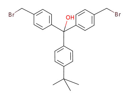 bis(4-bromomethylphenyl)(4-tert-butylphenyl)methanol
