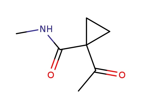 시클로프로판카르복사미드, 1-아세틸-N-메틸-(9CI)