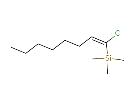 (E)-1-(trimethylsilyl)-1-chloro-1-octene