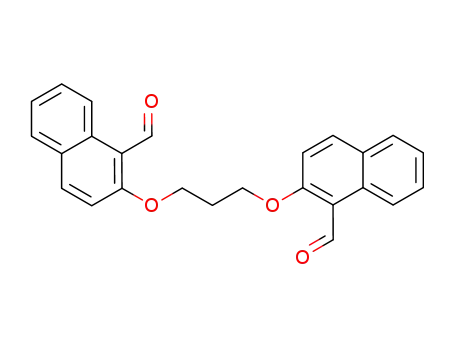 Molecular Structure of 218616-33-2 (1-Naphthalenecarboxaldehyde, 2,2'-[1,3-propanediylbis(oxy)]bis-)