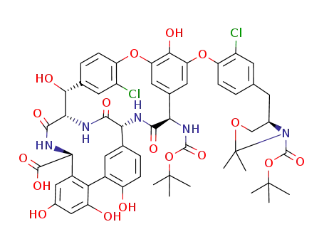 C<sub>55</sub>H<sub>57</sub>Cl<sub>2</sub>N<sub>5</sub>O<sub>17</sub>