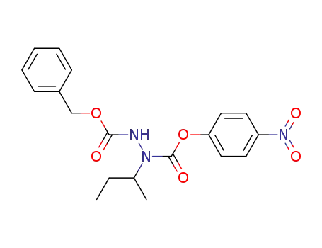 Molecular Structure of 174537-28-1 (N-benzyloxycarbonyl-α-azaisoleucyl-p-nitrobenzylester)