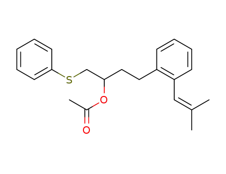 1-<3-acetoxy-4-(phenylthio)butyl>-2-(2-methyl-1-propenyl)benzene