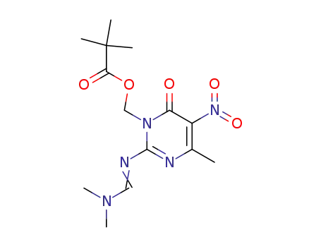 2-[(DiMethylaMino)Methylene]aMino-3N-(pivaloyloxy)Methyl-6-Methyl-5-nitro-4-pyriMidinol