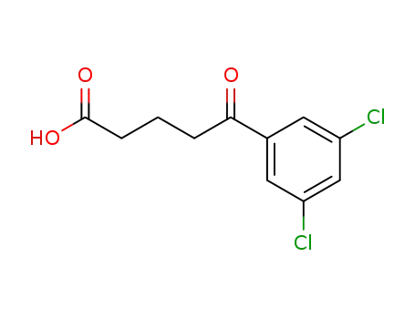 Molecular Structure of 172168-00-2 (5-(3,5-DICHLOROPHENYL)-5-OXOVALERIC ACID)
