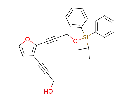 3-{2-[3-(<i>tert</i>-butyl-diphenyl-silanyloxy)-prop-1-ynyl]-furan-3-yl}-prop-2-yn-1-ol