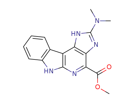 11-(Dimethylamino)-2-(methoxycarbonyl)-9H-imidazo<4',5':3,4>pyrido<2,3-b>indole