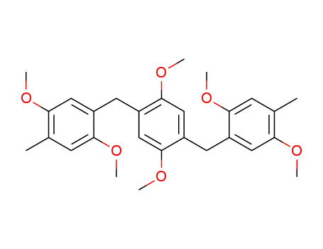2,5-Dimethoxy-1,4-bis-(2,5-dimethoxy-4-methyl-benzyl)-benzol