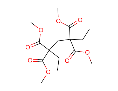 Molecular Structure of 903502-60-3 (3,3,5,5-Heptanetetracarboxylic acid, tetramethyl ester)