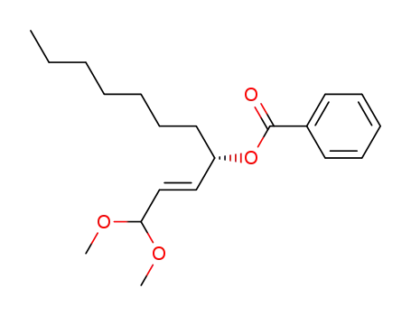 Benzoic acid (S)-1-((E)-3,3-dimethoxy-propenyl)-octyl ester