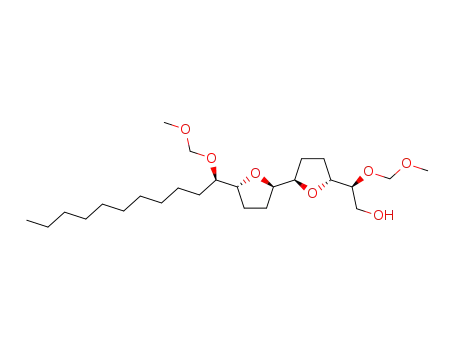 (S)-2-Methoxymethoxy-2-[(2R,5R,2'R,5'R)-5'-((R)-1-methoxymethoxy-undecyl)-octahydro-[2,2']bifuranyl-5-yl]-ethanol