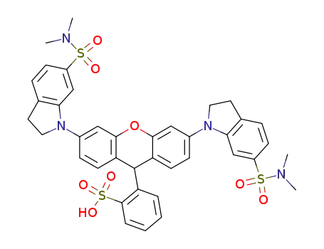 2-[3,6-Bis-(6-dimethylsulfamoyl-2,3-dihydro-indol-1-yl)-9H-xanthen-9-yl]-benzenesulfonic acid