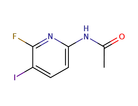 N-(6-FLUORO-5-IODO-PYRIDIN-2-YL)-아세트아미드