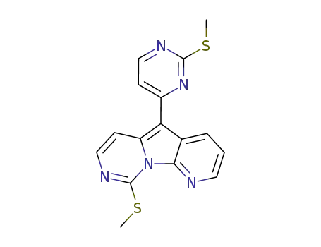 9-(methylsulfanyl)-5-[2-(methylsulfanyl)pyrimidin-4-yl]pyrido[3',2':4,5]pyrrolo[1,2-c]pyrimidine
