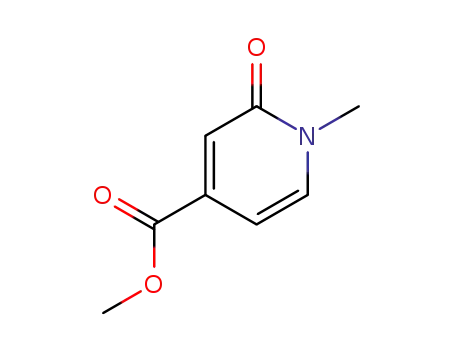 Molecular Structure of 20845-23-2 (1-Methyl-2-oxo-1,2-dihydropyridine-4-carboxylic acid methyl ester)
