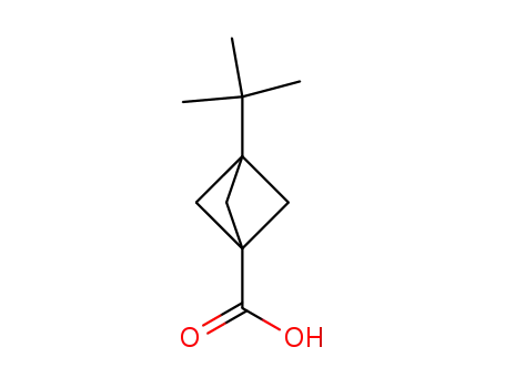 Molecular Structure of 132663-73-1 (Bicyclo[1.1.1]pentane-1-carboxylic acid, 3-(1,1-dimethylethyl)-)