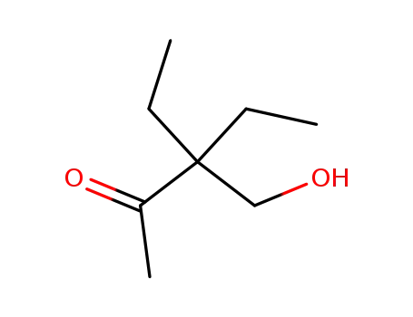 Molecular Structure of 160193-85-1 (2-Pentanone, 3-ethyl-3-(hydroxymethyl)- (9CI))