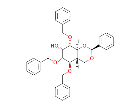 (2S,4aR,5R,6R,7S,8S,8aS)-5,6,8-Tris-benzyloxy-2-phenyl-hexahydro-benzo[1,3]dioxin-7-ol