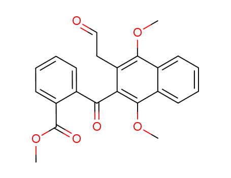 2-[1,4-Dimethoxy-3-(2-oxo-ethyl)-naphthalene-2-carbonyl]-benzoic acid methyl ester