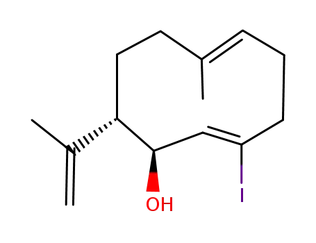 (2Z,6E)-(1S,10S)-3-Iodo-10-isopropenyl-7-methyl-cyclodeca-2,6-dienol