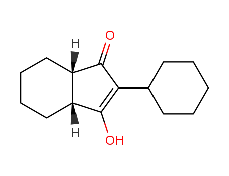 Molecular Structure of 871482-76-7 (CIS-2-CYCLOHEXYL-3-HYDROXY-3A,4,5,6,7,7A-HEXAHYDROINDEN-1-ONE)