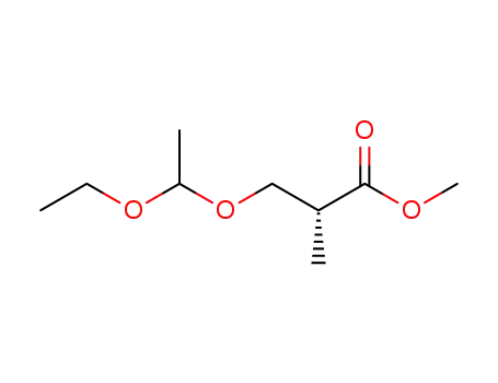 Molecular Structure of 910131-57-6 (methyl (R)-3-(1'-ethoxyethoxy)-2-methylpropanoate)
