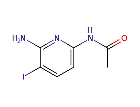 N-(6-AMINO-5-IODO-PYRIDIN-2-YL)-ACETAMIDE