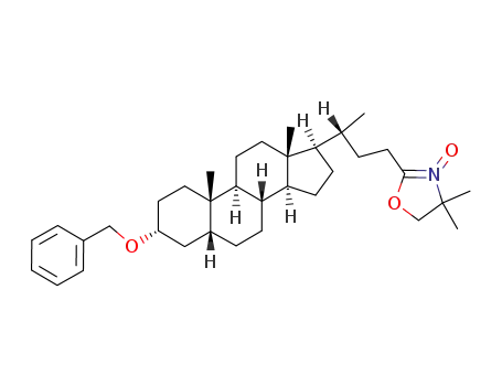2'-(3α-Benzyloxy-24-norcholan-23-yl)-4',4'-dimethyl-4',5'-dihydrooxazoline-N-oxide