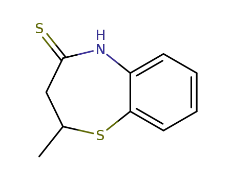 Molecular Structure of 110766-80-8 (2-methyl-2,3-dihydro-1,5-benzothiazepine-4(5H)-thione)