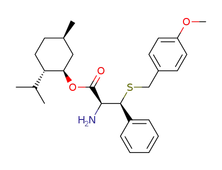 (2S,3S)-(-)-menthyl 2-amino-3-((4-methoxybenzyl)thio)-3-phenylpropionate