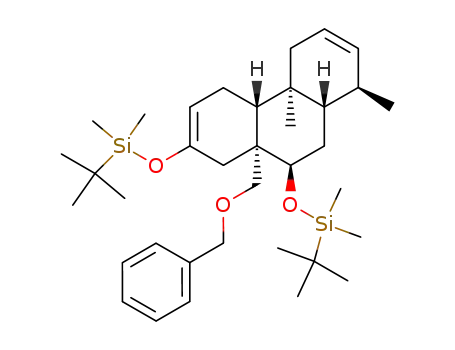 (1R,4aS,4bR,8aS,9R,10aS)-8a-Benzyloxymethyl-7,9-bis-(tert-butyl-dimethyl-silanyloxy)-1,4a-dimethyl-1,4,4a,4b,5,8,8a,9,10,10a-decahydro-phenanthrene
