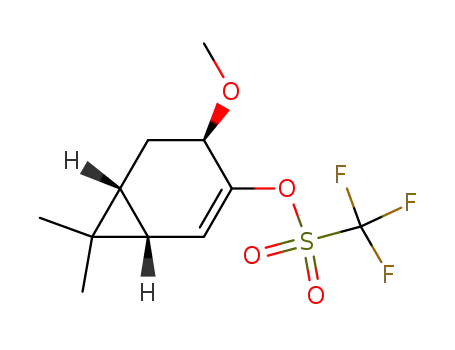 (+)-(1S,6R)-4α-methoxy-3-<<(trifluoromethyl)sulfonyl>oxy>-2-nor-carene