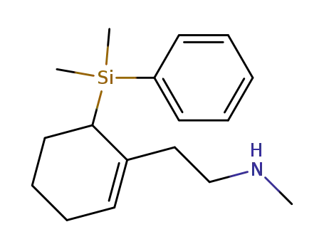 {2-[6-(Dimethyl-phenyl-silanyl)-cyclohex-1-enyl]-ethyl}-methyl-amine
