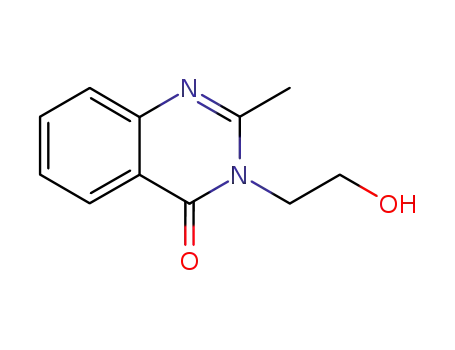 Molecular Structure of 10376-59-7 (3-(2-hydroxyethyl)-2-methylquinazolin-4(3H)-one)
