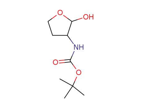 Carbamic acid, (tetrahydro-2-hydroxy-3-furanyl)-, 1,1-dimethylethyl ester, (2R-