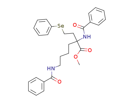 Methyl N<sup>α</sup>,N<sup>ε</sup>-dibenzoyl-2-<2'-(phenylseleno)ethyl>lysinate